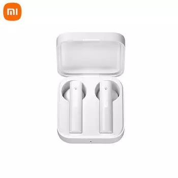 Оригинальные беспроводные наушники Xiaomi Air 2 SE, Bluetooth TWS AirDots, настоящие наушники, синхронная связь, сенсорное управление, 10 м, белые наушники белый
