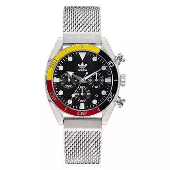 Оригинальные часы EDITIONTWOCHRONO AOFH22501 Silver [Adidas Swatch] Мужские [Товар] чёрный