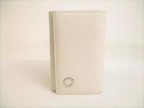 Оригинальные чехлы для ключей BVLGARI из белой серой кожи BVLGARIBVLGARI 6 шт. #9126 б/у