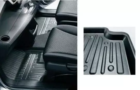 Оригинальные детали HONDA Freed Spike GB4 резиновый коврик High Edge Type передний [GB3 GP3] 08P18-SYY-011 чёрный