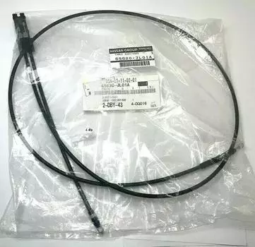 Оригинальные детали Nissan Кабельная сборка управления замком капота Skyline Coupe 65620-JL01A