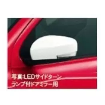 Оригинальные детали SUZUKI Alto/Turbo RS/Works Крышка дверного зеркала (Для зеркала заднего вида со светодиодным боковым указателем поворота) Для правого ЗУЗ [Pure Red] AAD4 84718-65P20-ZU