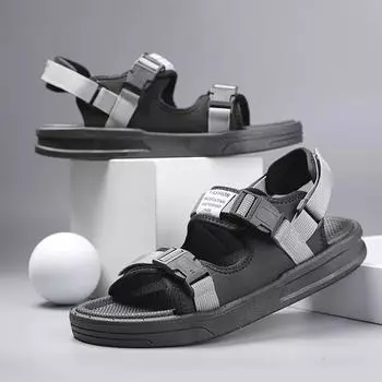 Оригинальные мужские сандалии, трендовые роскошные мужские сандалии, мужская летняя обувь, распродажа, мужские мягкие сандалии, суперкопия сандалий, тапочки 42