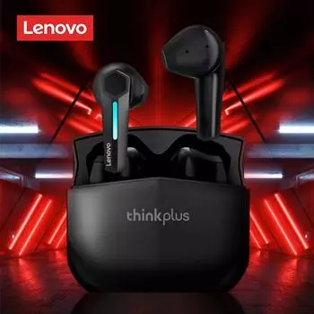 Оригинальные наушники Lenovo GM1B Bluetooth V5.3 с длительным сроком службы батареи, HIFI стерео гарнитура с длительной задержкой, супер басы