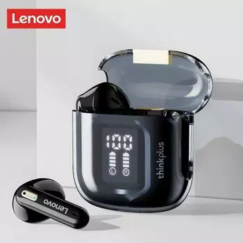 Оригинальные наушники Lenovo LP6 Pro Bluetooth 5,3 TWS, спортивные наушники, беспроводные наушники со светодиодной батареей и цифровым дисплеем, гарнитура