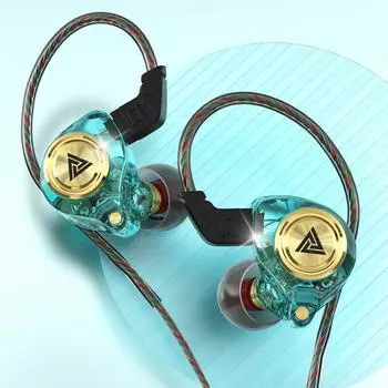 Оригинальные наушники QKZ AK3 FiLe HiFi 3,5 мм проводные наушники с микрофоном бас стерео наушники музыкальная спортивная гарнитура для смартфона