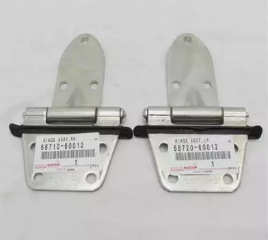 Оригинальные петли передней стальной двери Land Cruiser FJ40 BJ40, комплект Toyota OEM 1969-1986