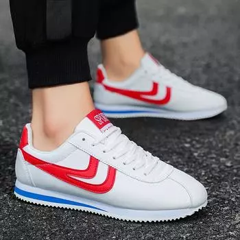 Оригинальные повседневные кроссовки унисекс легкие кожаные мужские кроссовки удобные нескользящие женские спортивные туфли zapatillas de hombre 36