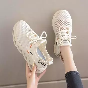 Оригинальные роскошные женские кроссовки по акции Shose Brand Replica of Shoes Woman Trend Женская обувь Летняя распродажа обуви в сетке 35
