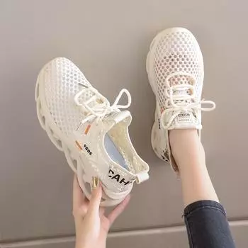Оригинальные роскошные женские кроссовки по акции Shose Brand Replica of Shoes Woman Trend Женская обувь Летняя распродажа обуви в сетке 36