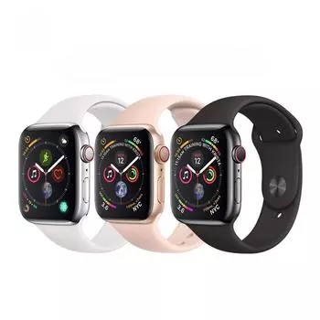 Оригинальные умные часы AAPL S4 Series 4, 40 мм/44 мм, GPS, алюминий, со спортивным ремешком