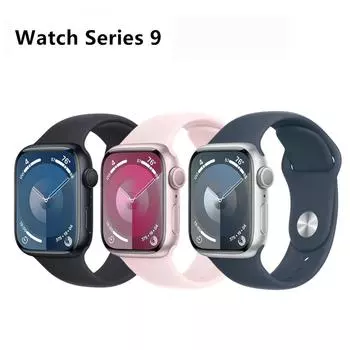 Оригинальные умные часы AAPL S9 Series 9, 41 мм/45 мм, GPS/сотовый алюминий со спортивным ремешком, умные часы IOS