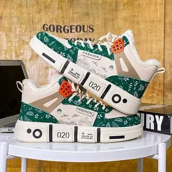 Оригинальные зимние теплые мужские кроссовки Plus Snow Sneaker Slip Soft Sports Casual Outdoor Men Sneakers Cotton Walking Men Snow Shoes 35 синий