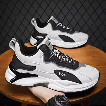 Оригинальные зимние теплые мужские кроссовки Plus Snow Slip Soft Sports Casual Outdoor мужские кроссовки из хлопка для ходьбы Trendy Men Shoes 39 чёрный