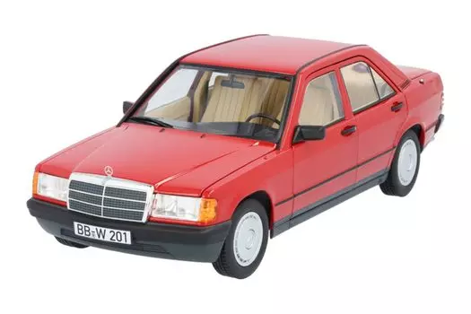 Оригинальный 190 E Signal Red [Коллекция Mercedes-Benz] (W201) (1982-1988) 1/18