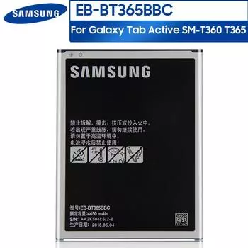 Оригинальный аккумулятор для планшета Samsung Galaxy Tab Active T365 T360 SM-T360 EB-BT365BBE EB-BT365BBC 4500 мАч 4500mAh