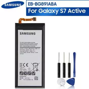 Оригинальный аккумулятор для телефона EB-BG891ABA для Samsung Galaxy S7 Active SM-G891A Сменный аккумулятор 4000 мАч