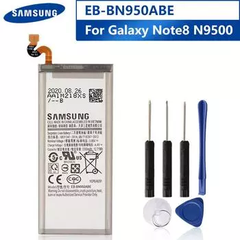 Оригинальный аккумулятор для телефона EB-BN950ABE для Samsung GALAXY Note 8 Note8 SM-N950F N9500 N9508 N950N N950FD EB-BN950ABA 3300 мАч