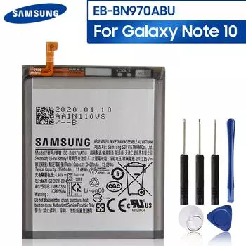 Оригинальный аккумулятор для телефона Samsung EB-BN970ABU для Samsung GALAXY Note 10 Note X Note10 3500 мАч