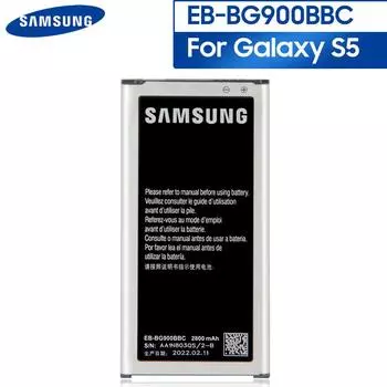 Оригинальный аккумулятор EB-BG900BBC EB-BG900BBE для Samsung GALAXY S5 9006V 9006W Xcover 4 с функцией NFC EB-BG900BBU EB-BG390BBE 2800 мАч