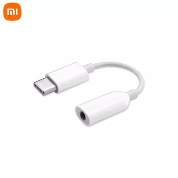 Оригинальный аудиоадаптер Xiaomi Type-C «папа» на 3,5 мм «мама», аудиокабель для наушников типа C на 3,5