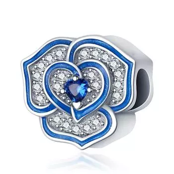 Оригинальный браслет-подвеска Beeed Accessories DIY из серебра 925 пробы с другой стороны цветочной нити