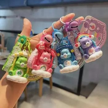 Оригинальный брелок-подвеска в виде пары медведей Care Bears Love Bear OPP Bag Packaging