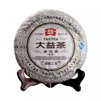 ОРИГИНАЛЬНЫЙ чай TAETEA Star of Menghai * Юньнань Пуэр Шу Дайи, 2013 г., спелый чай пуэр, 357 г 357g