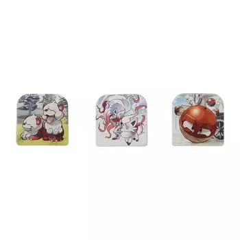 Оригинальный деревянный стенд для заметок Pokemon Center, набор из 3 шт. HISUI DAYS