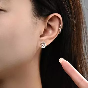 Оригинальный дизайн: Милые серьги-драконы в виде луны в год благословения жизни, легкие, роскошные и изысканные ощущения