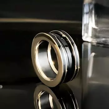 Оригинальный дизайн парных колец из стерлингового серебра 925 пробы с позолотой из керамики для мужчин и женщин, универсальные модные роскошные ювелирные изделия, подарки 9