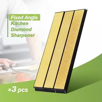 Оригинальный DMD, 3 шт., алмазный точильный камень, точилка для кухонных ножей, точильный камень с фиксированным углом, точильный камень для кухонных ножей, инструменты