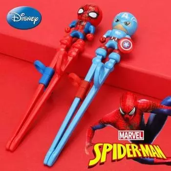 Оригинальный футляр для столовых приборов Disney, детский набор столовых приборов с персонажами, палочки для еды Hello Kitty из АБС-пластика, 1 шт.