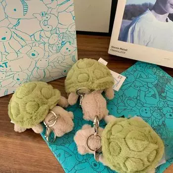 Оригинальный г-н. Брелок-подвеска в виде черепахи Тимми, милая сумка для девочки, плюшевая игрушка, брелок для ключей, милая плюшевая игрушка в виде черепахи, кукла-младенец, подарки