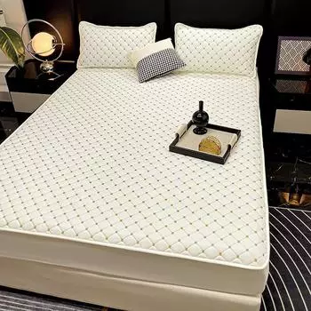 Оригинальный хлопковый чехол для кровати, наматрасник, защитный чехол Simmons, утолщенный хлопковый чехол для кровати, чехол для кровати 90*200cm