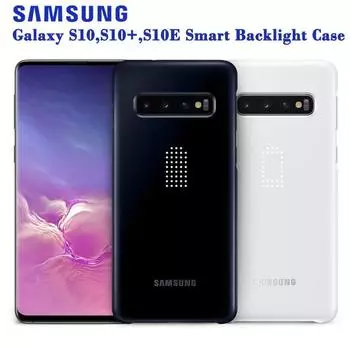 Оригинальный интеллектуальный светодиодный чехол для Samsung Galaxy S10 Plus S10E S10 G9750 с эмоциональным световым эффектом