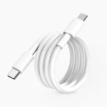 Оригинальный кабель USB C 1M+1.5M+2M, набор из 3 PD, совместимый с быстрой зарядкой 60 Вт, USB-C и передача данных, высокая прочность, предотвращение отключения Видео