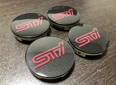 Оригинальный колпак центрального колеса SUBARU STI ST28811ST000 x4 Impreza Legacy Forester