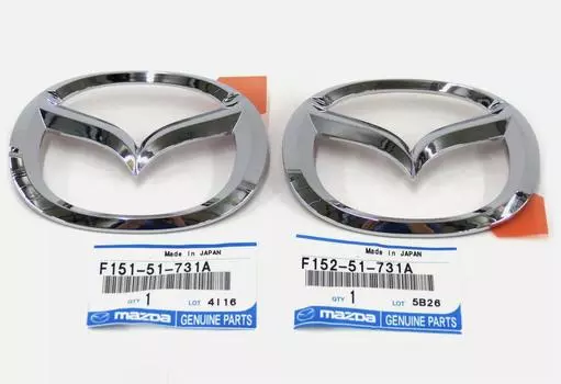 Оригинальный комплект эмблем MAZDA OEM RX-8 SE3P 2004-2008 спереди и сзади
