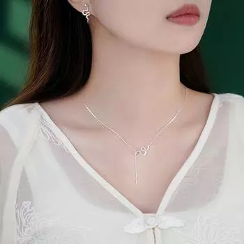 Оригинальный комплект из ожерелья и серег «Танцующая змея» для женщин, новогодний комплект на год Змеи