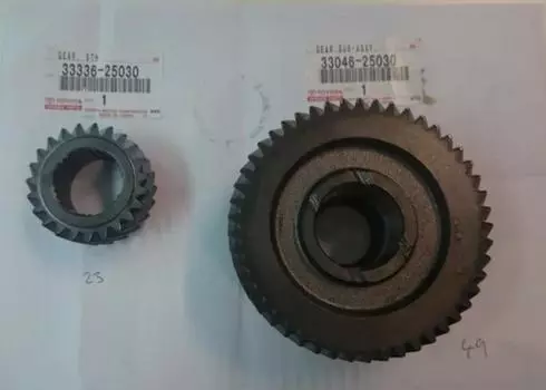 Оригинальный комплект шестерен трансмиссии Toyota 33336-25030 / 33046-25030 F/S