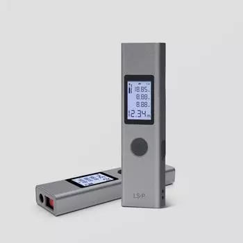 Оригинальный лазерный дальномер Xiaomi AtuMan DUKA, 40 м LS-P, портативное USB-зарядное устройство, высокоточный лазерный дальномер серый