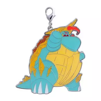 Оригинальный металлический брелок Pokemon Center Макс Кадзири «Черепаха Кёдай»
