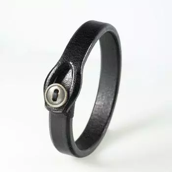 Оригинальный модный ремешок на руку Ретро мужское и женское украшение Кожаный шнурок Black/Female size 16