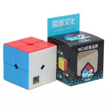 Оригинальный MoYu Meilong 2 2x2x2 Magic Neo Cube Meilong без наклеек Speed Cube головоломка детский подарок развивающие игрушки для взрослых