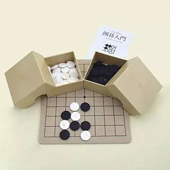 Оригинальный набор для начинающих от Go MDF Go Clam Go stones Japanese Clam Go stone flower и mini square case Lab, 6/9-way board, (40 печатей) белый