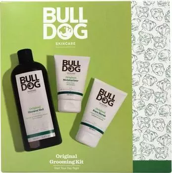 Оригинальный набор для ухода за телом и лицом Bulldog, подарочная коробка TU прозрачный