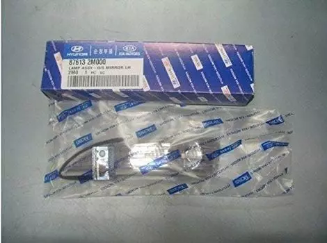 Оригинальный OEM 87613-2M000 Лампа наружного зеркала, левая / 876132M000 для Hyundai Genesis 10-16