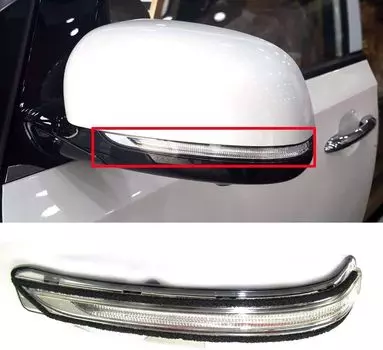 Оригинальный OEM 87613-A9000 Лампа наружного зеркала, левая / 87613A9000 для Kia Sedona 15-21