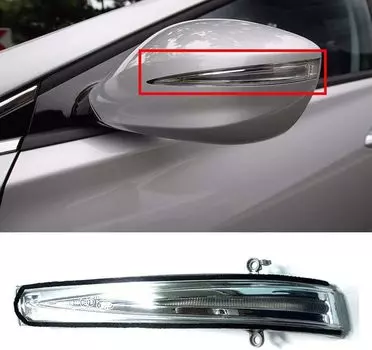 Оригинальный OEM 87614-3V000 Лампа наружного зеркала, левая / 876143V000 для Hyundai Azera 12-17